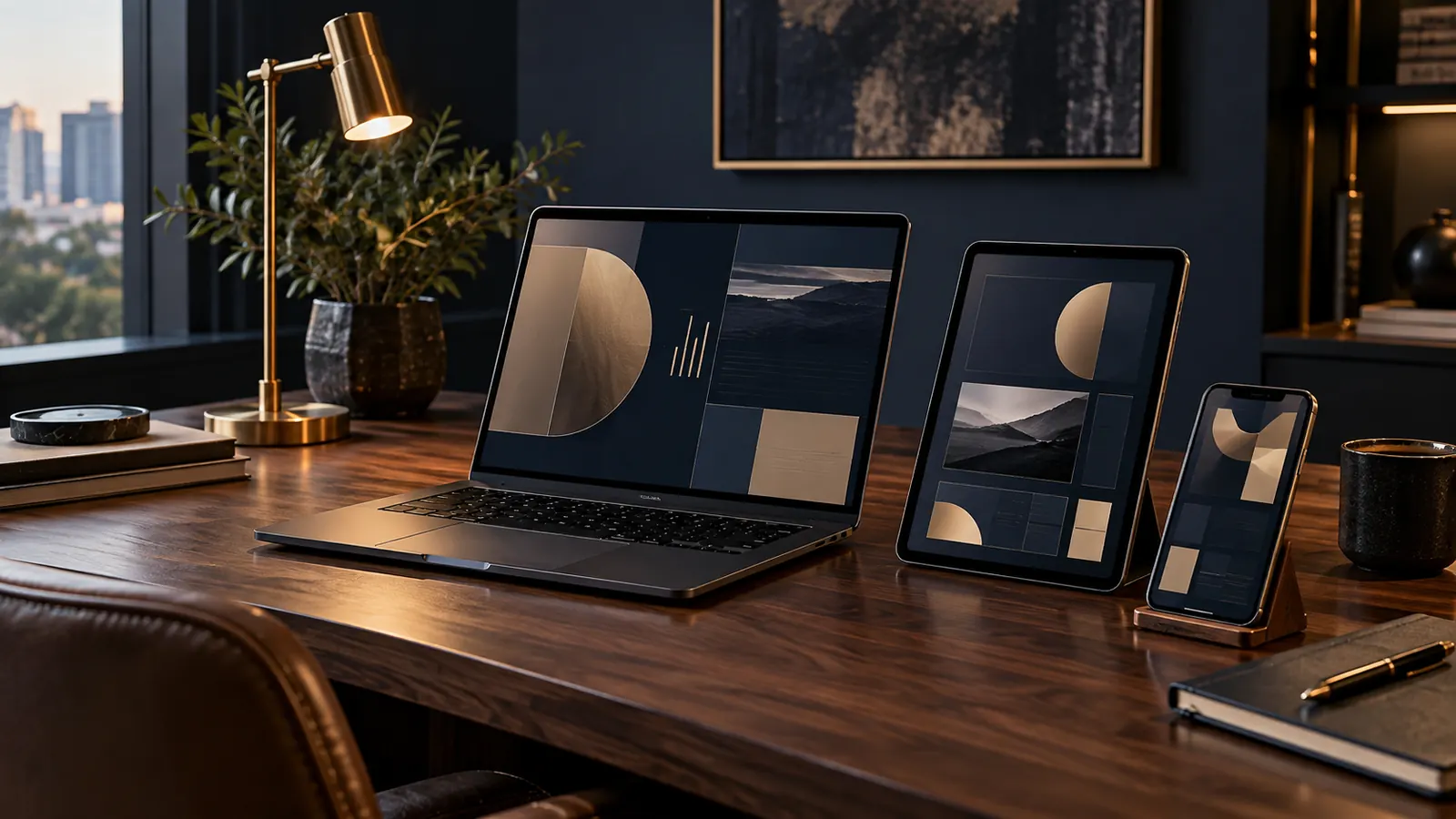 Profissional configurando fluxos de automação em um monitor